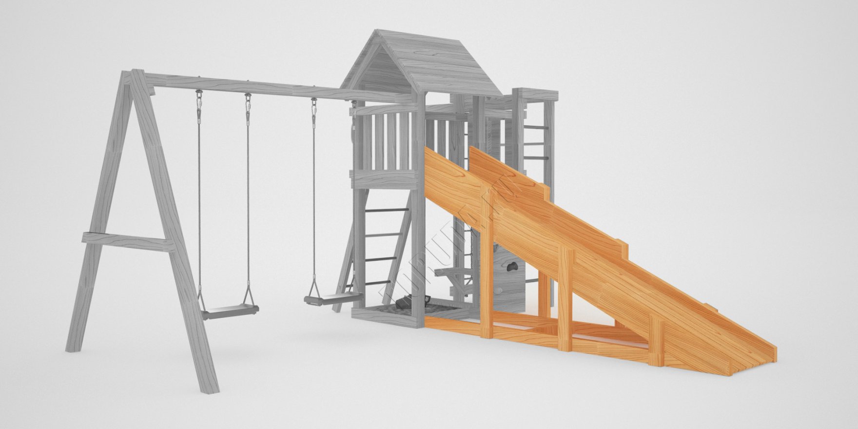 Детская игровая площадка Гарда 10 (всесезонная) - вид 3